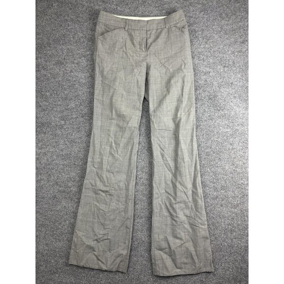 Theory Pants Womens 0 Gray Dress Trousers Bootcut Slacks Work Office Career - Picture 1 of 9